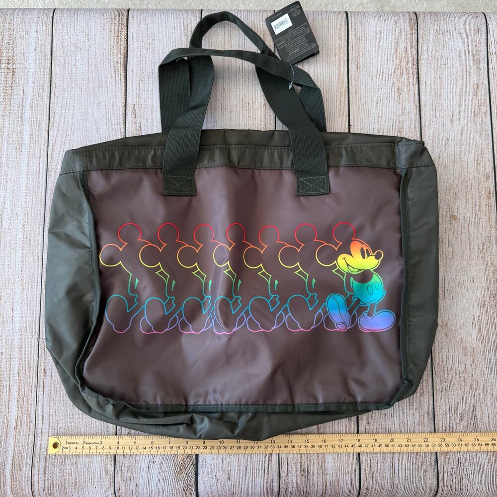 NWT Disney Pride Collection MICKEY MOUSE Rainbow Tote